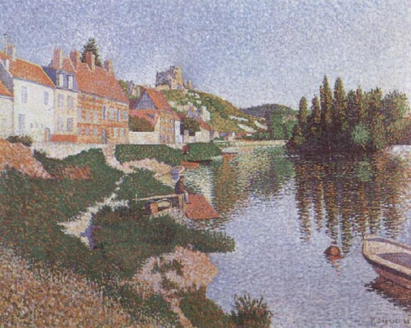 Paul Signac The River Bank